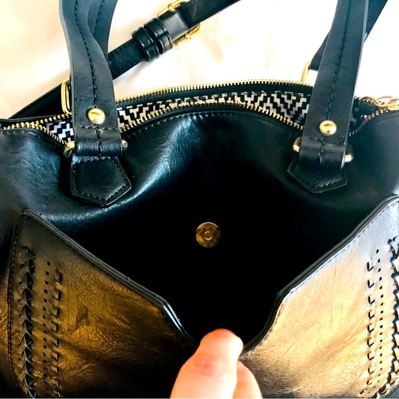 Madison West Vegan Leather Crossbody Bag - Picture 5 of 10